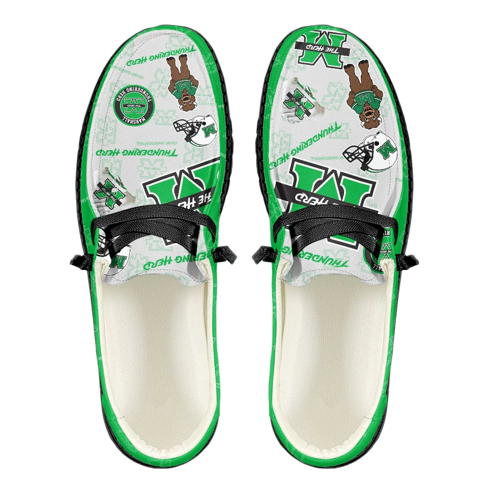 Marshall Thundering Herd personalisierte H-D-Sportschuhe – individuelles Namensdesign