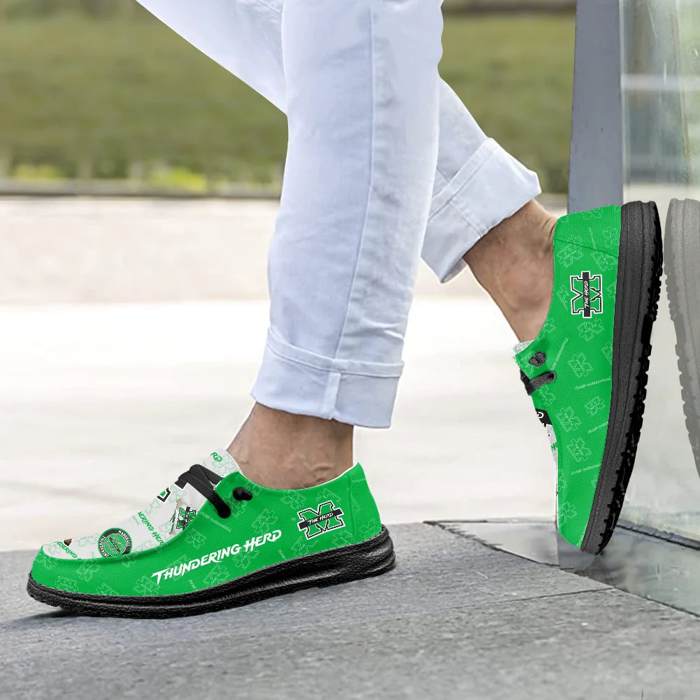 Marshall Thundering Herd personalisierte H-D-Sportschuhe – individuelles Namensdesign