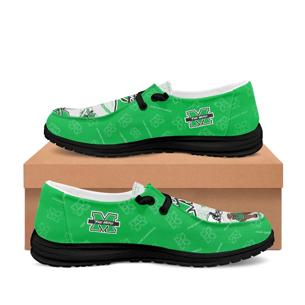 Marshall Thundering Herd personalisierte H-D-Sportschuhe – individuelles Namensdesign