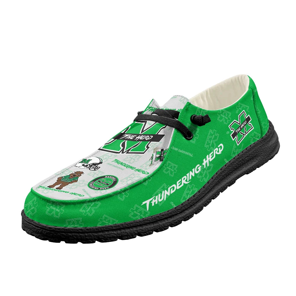 Marshall Thundering Herd personalisierte H-D-Sportschuhe – individuelles Namensdesign