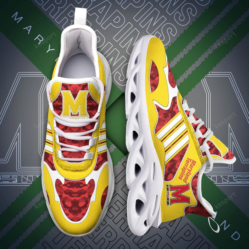 Maryland Terrapins Max Soul Clunky, Camo Running Sneakers für Fans aller Zeiten