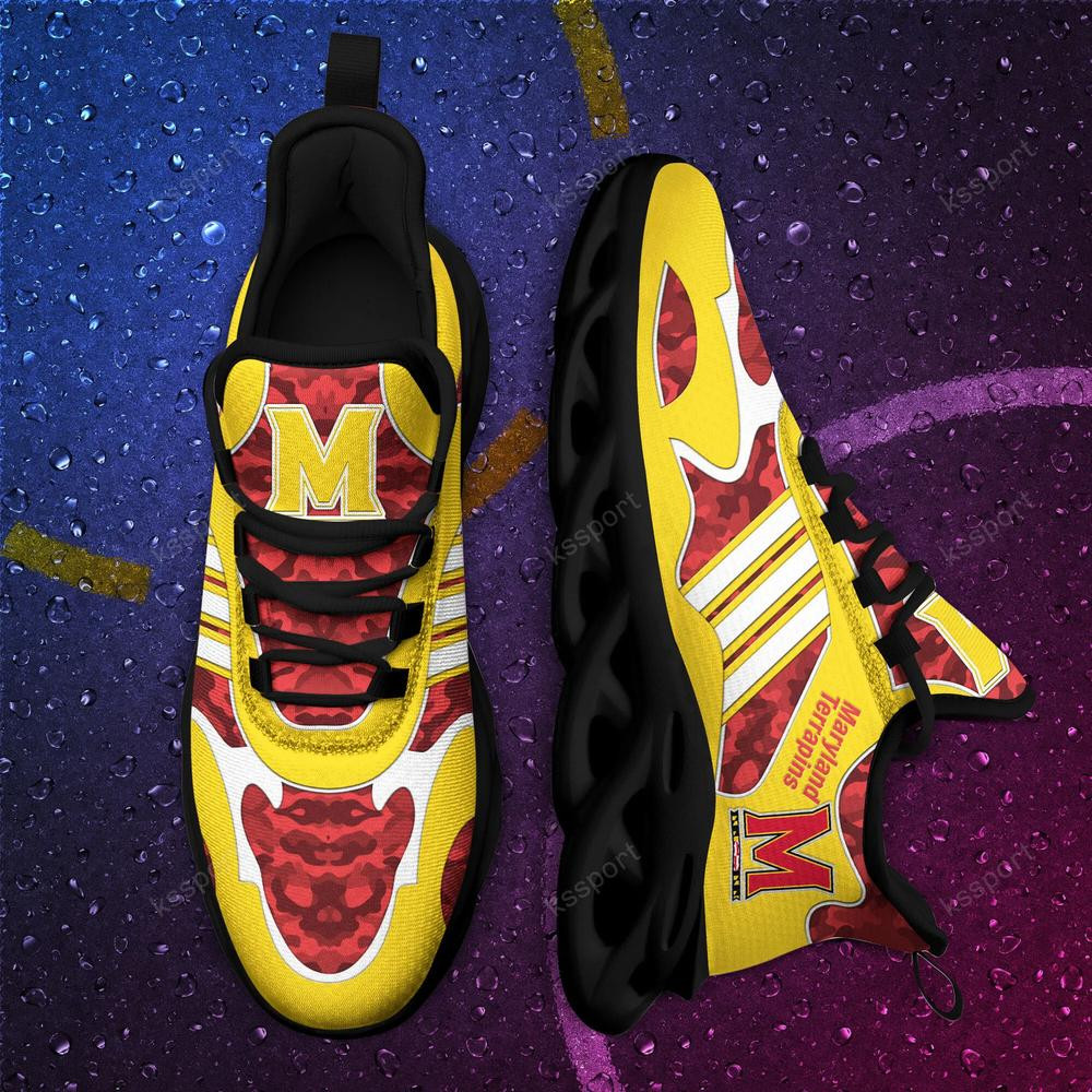 Maryland Terrapins Max Soul Clunky, Camo Running Sneakers für Fans aller Zeiten
