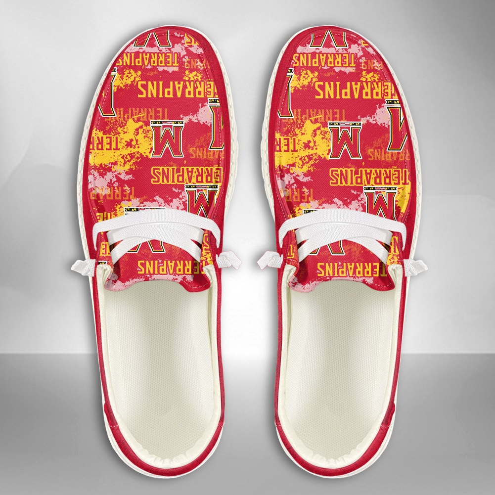 Maryland Terrapins personalisierte H-D-Sportschuhe – individuelles Namensdesign