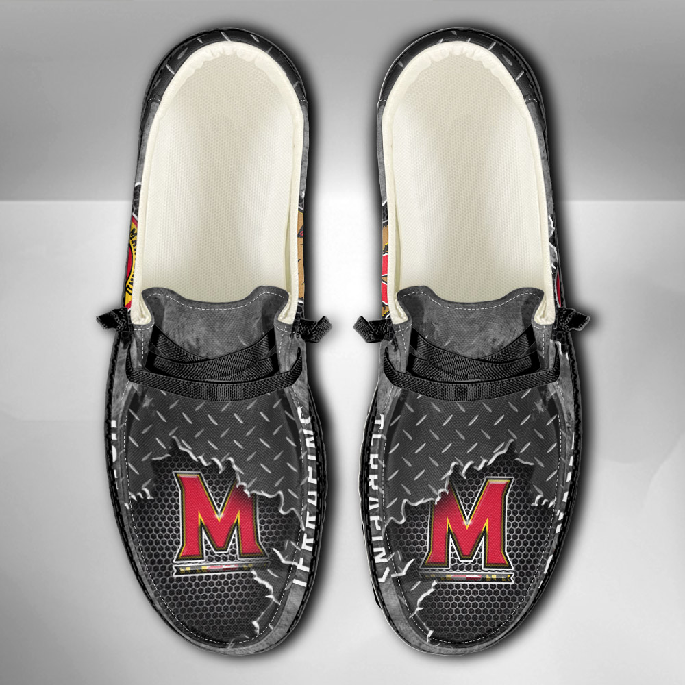 Maryland Terrapins personalisierte H-D-Sportschuhe – individuelles Namensdesign