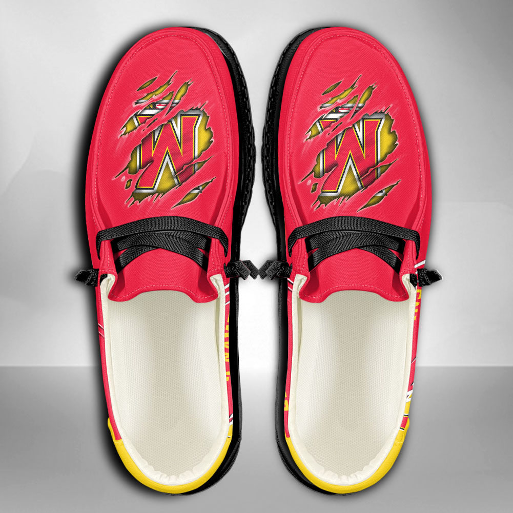 Maryland Terrapins personalisierte H-D-Sportschuhe – individuelles Namensdesign