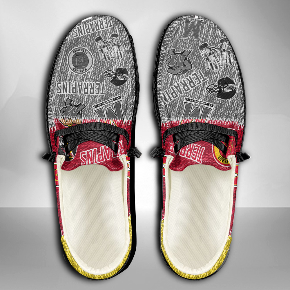 Maryland Terrapins personalisierte H-D-Sportschuhe – individuelles Namensdesign