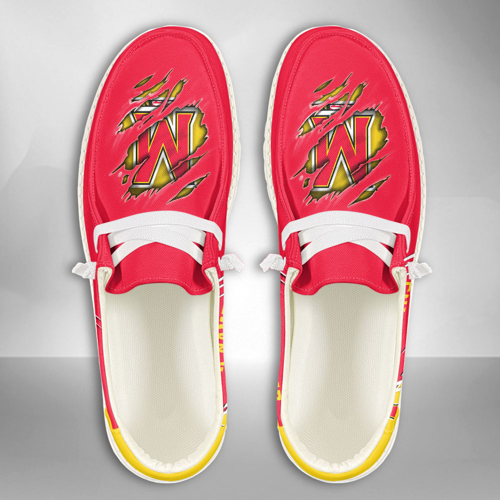 Maryland Terrapins personalisierte H-D-Sportschuhe – individuelles Namensdesign
