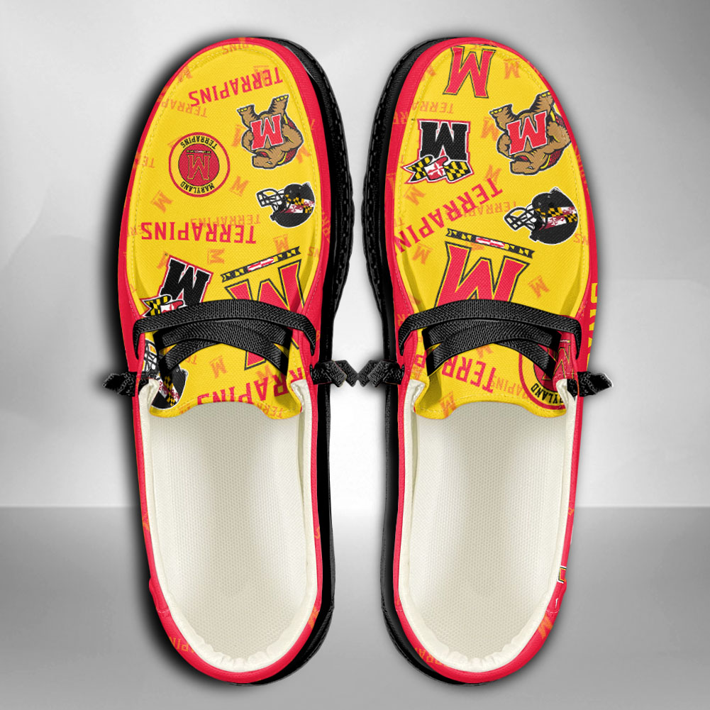 Maryland Terrapins personalisierte H-D-Sportschuhe – individuelles Namensdesign