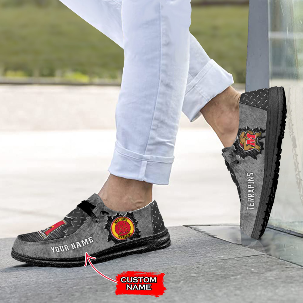 Maryland Terrapins personalisierte H-D-Sportschuhe – individuelles Namensdesign