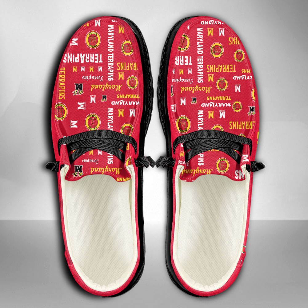 Maryland Terrapins personalisierte H-D-Sportschuhe – individuelles Namensdesign