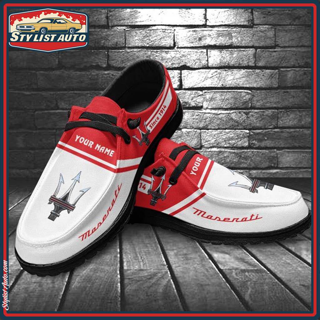 Maserati H-D-Schuhe, Maserati-Schuhe, Autoliebhaber – Die besten Geschenke für Autoliebhaber