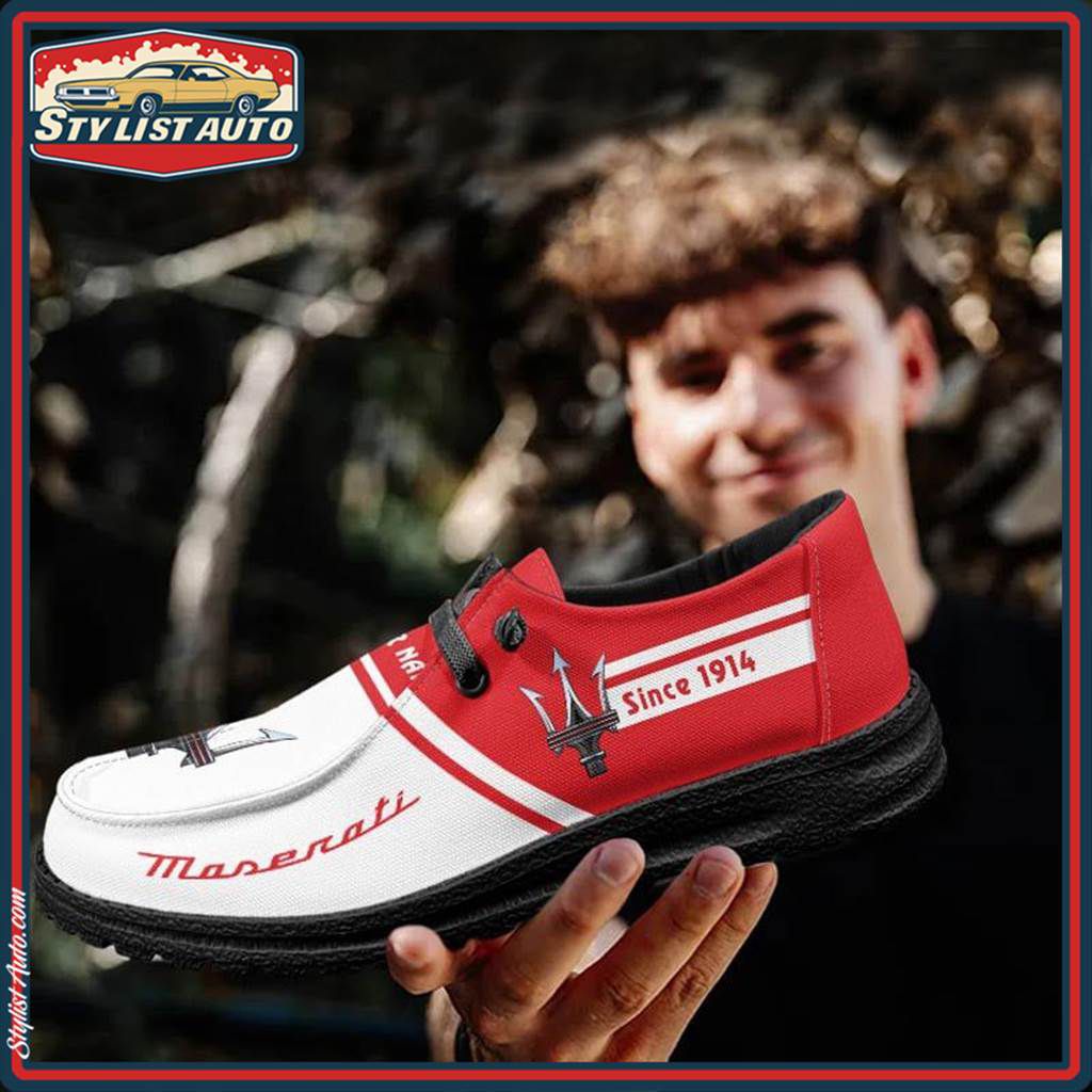 Maserati H-D-Schuhe, Maserati-Schuhe, Autoliebhaber – Die besten Geschenke für Autoliebhaber