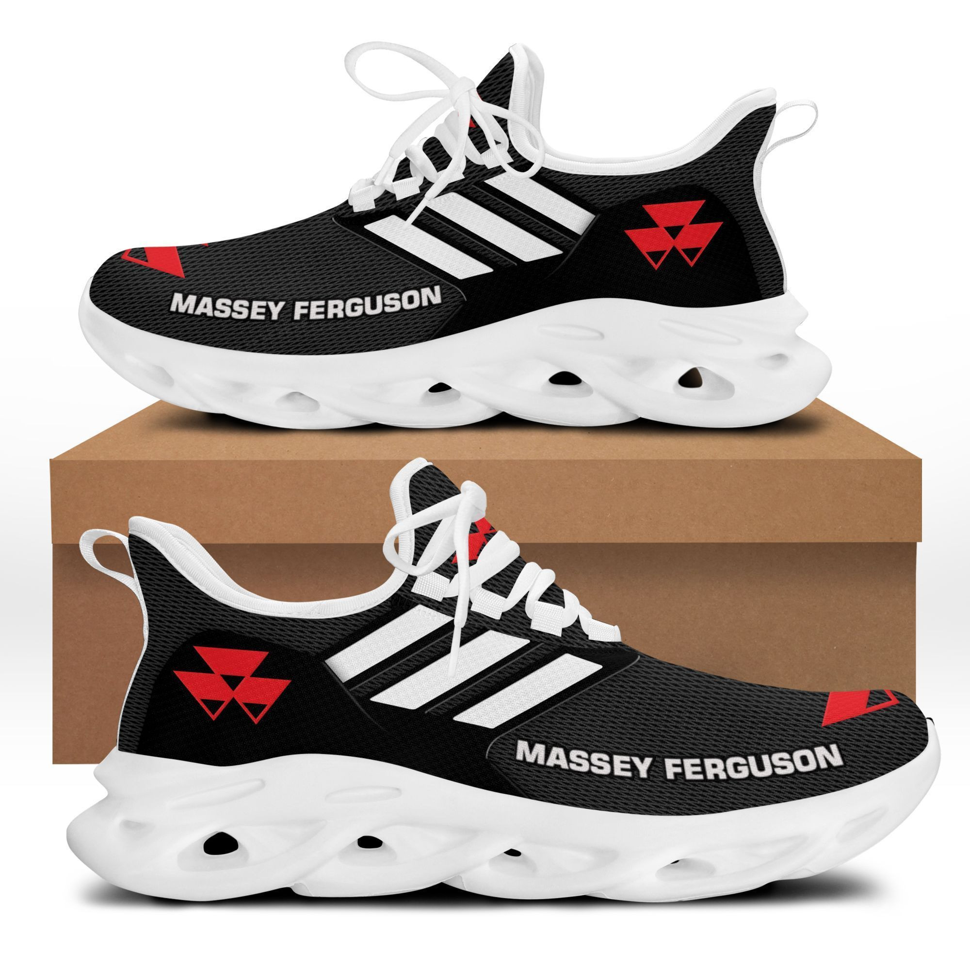 Massey Ferguson TT Laufschuhe Ver 1 (Schwarz)