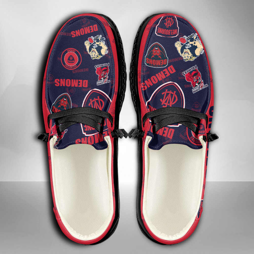 Melbourne Demons personalisierte H-D-Sportschuhe – individuelles Namensdesign