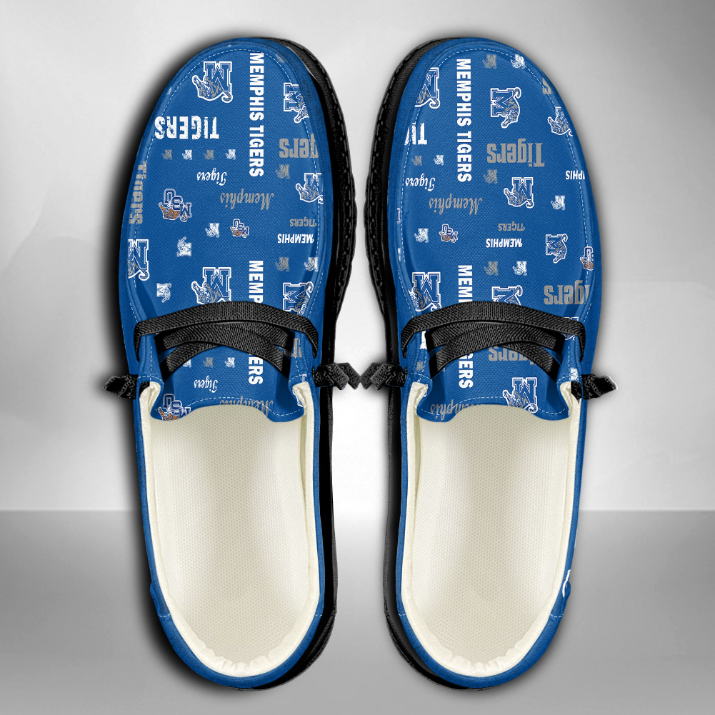 Memphis Tigers H-D Shoes Wally Herren-Slipper zum Schnüren für Männer und Frauen