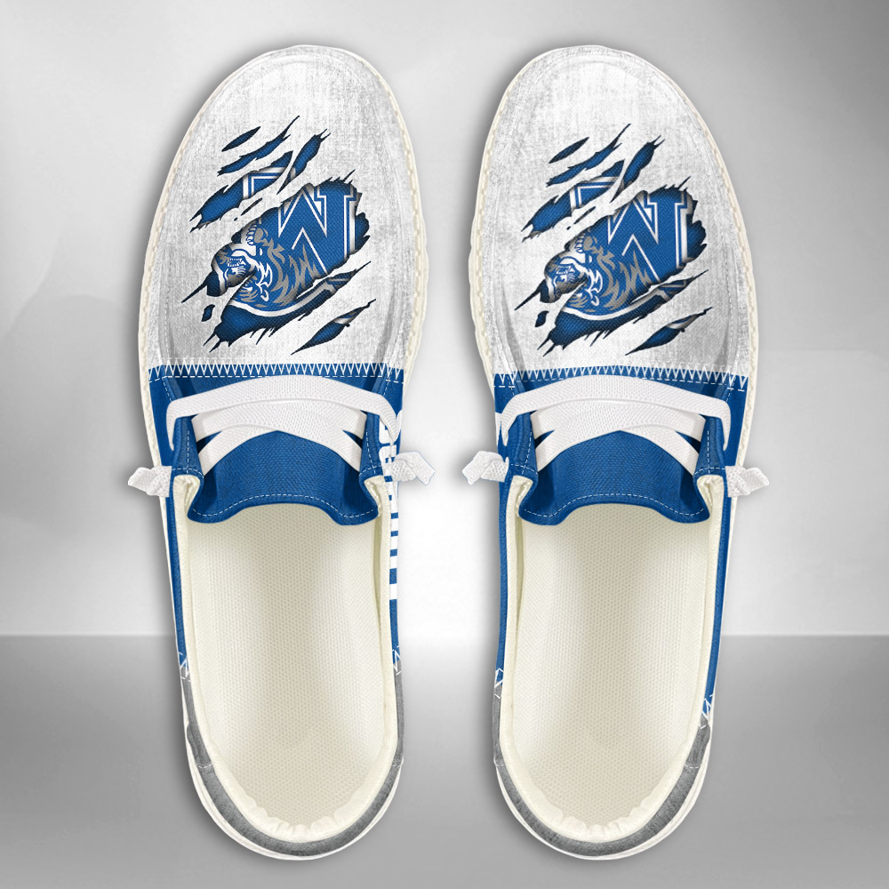 Memphis Tigers H-D Shoes Wally Herren-Slipper zum Schnüren für Männer und Frauen