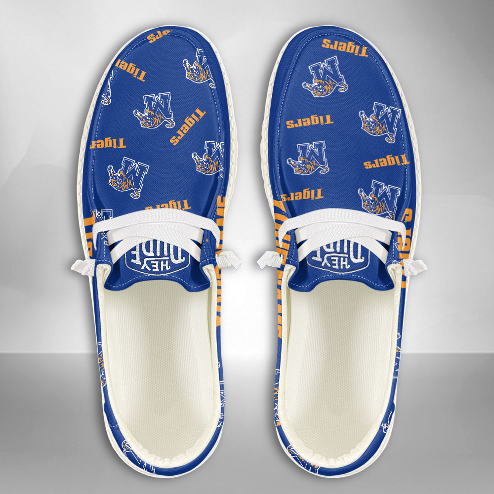 Memphis Tigers H-D Shoes Wally Herren-Slipper zum Schnüren für Männer und Frauen