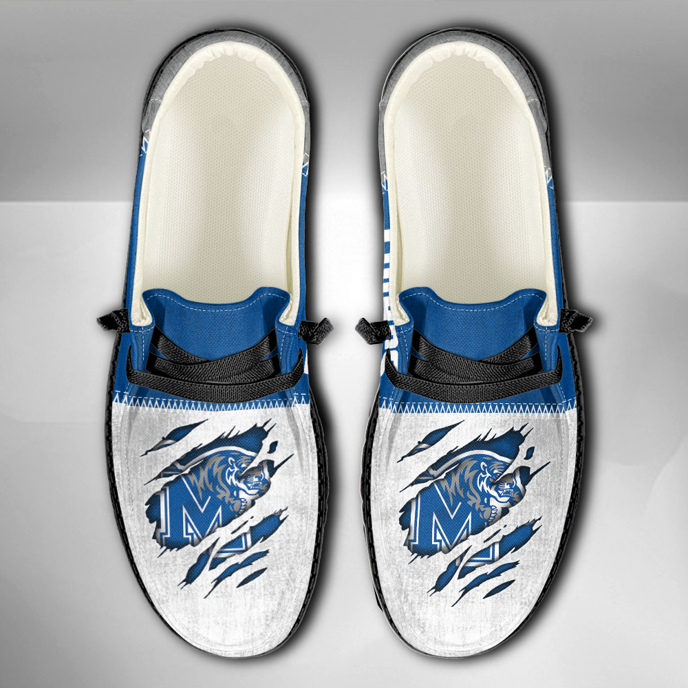 Memphis Tigers H-D Shoes Wally Herren-Slipper zum Schnüren für Männer und Frauen