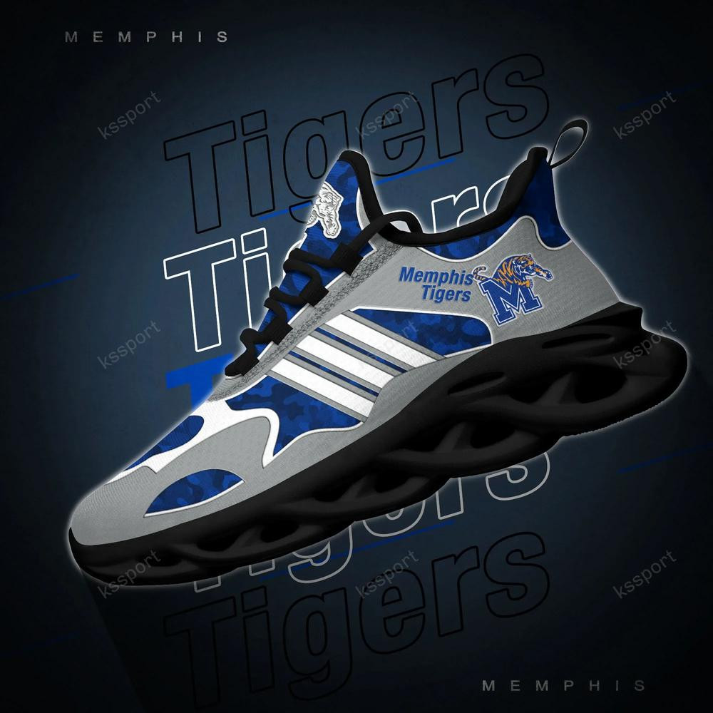 Memphis Tigers Max Soul Clunky, Camo Running Sneakers für Fans aller Zeiten