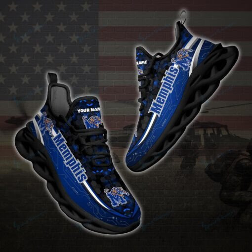 Memphis Tigers personalisierte Max Soul YZ Running Sneakers 121