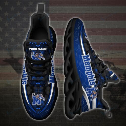 Memphis Tigers personalisierte Max Soul YZ Running Sneakers 121