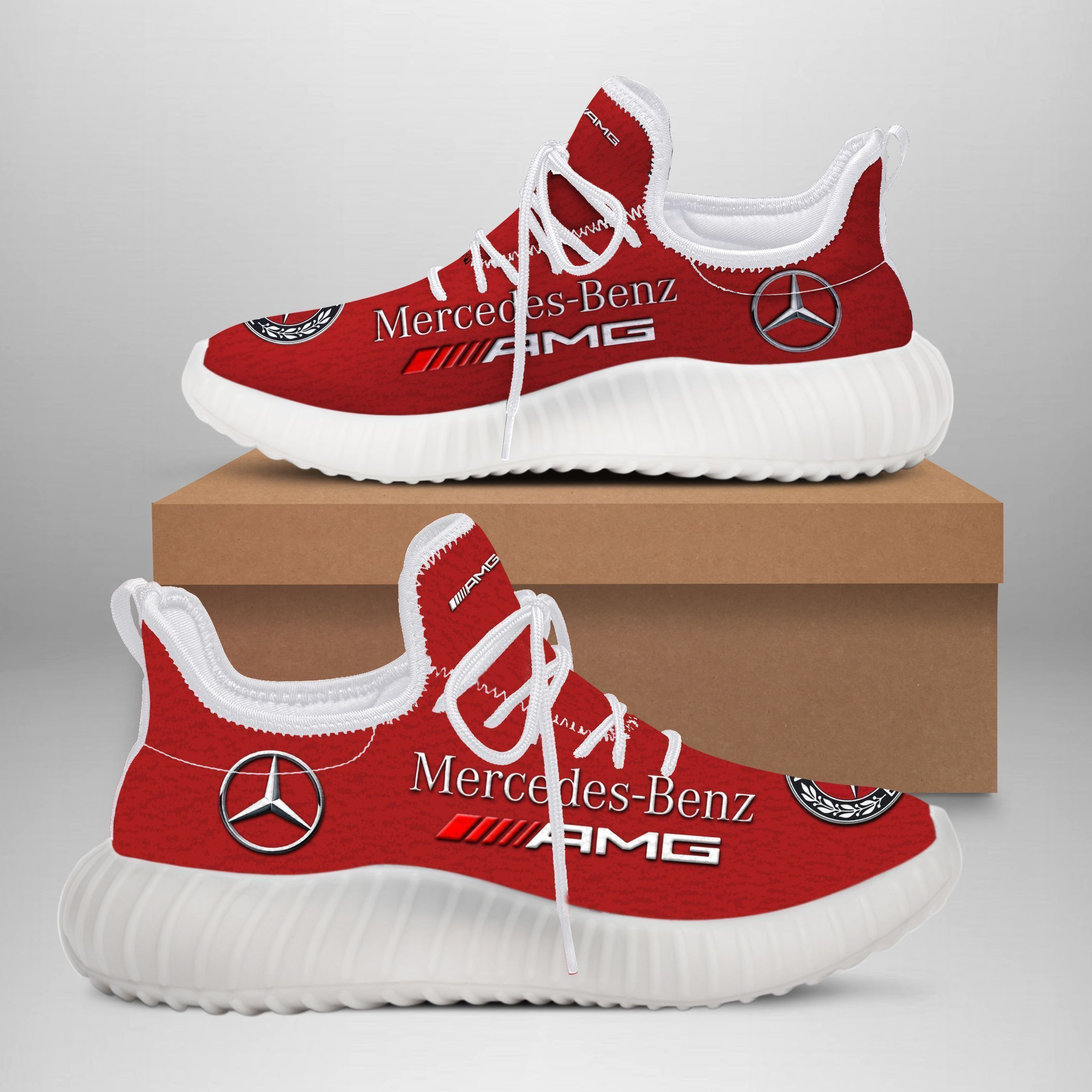 Mercedes Benz AMG YZ Schuhe Ver1 (Dunkelrot)