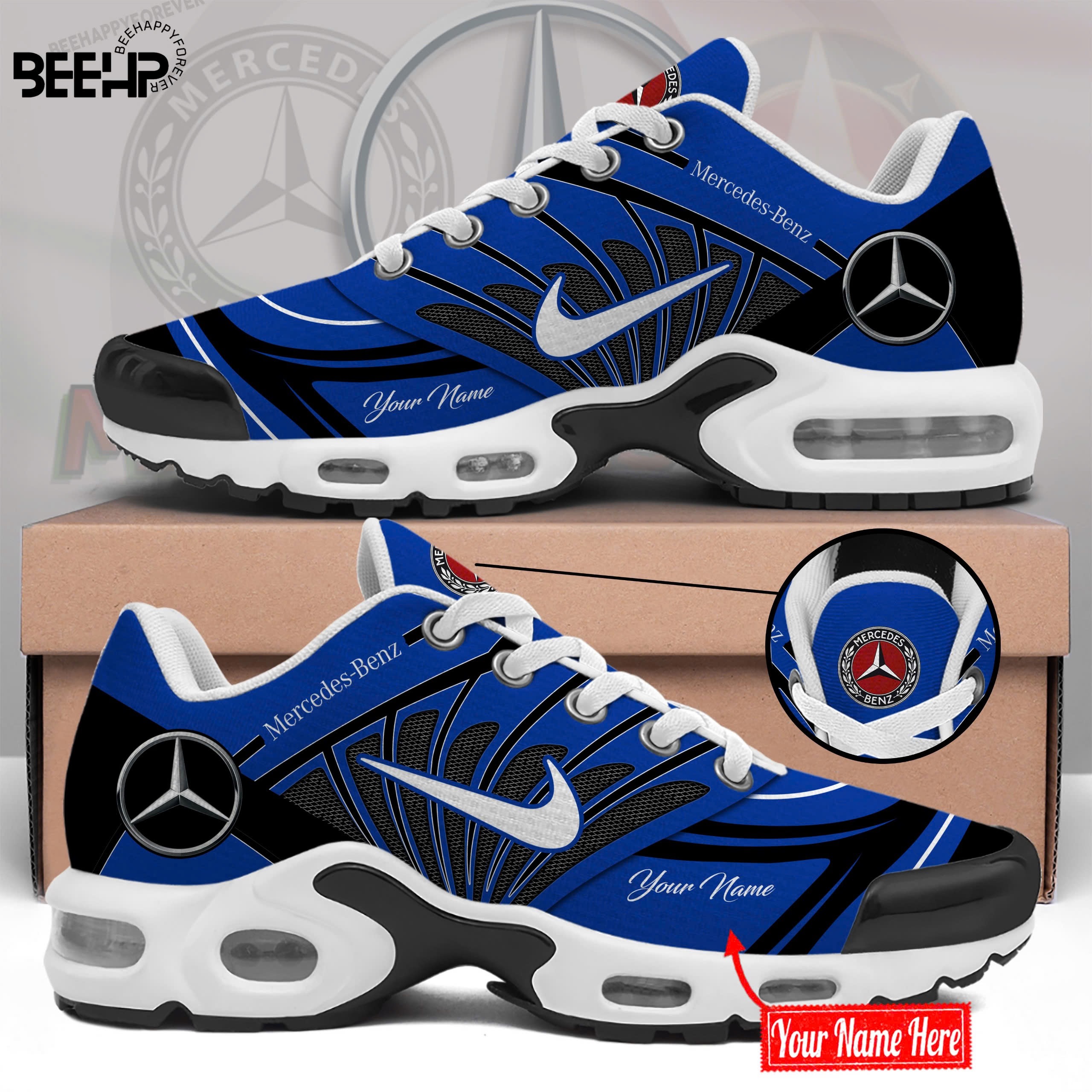 Mercedes Custom Name Sportschuhe VS30