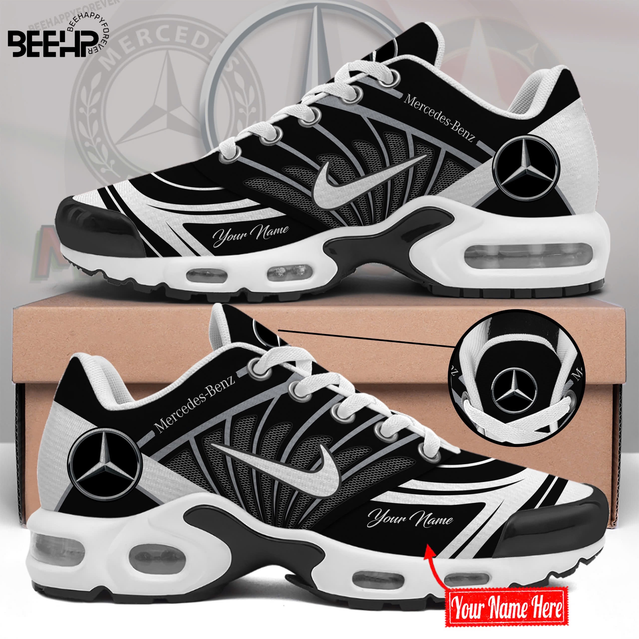 Mercedes Custom Name Sportschuhe VS31