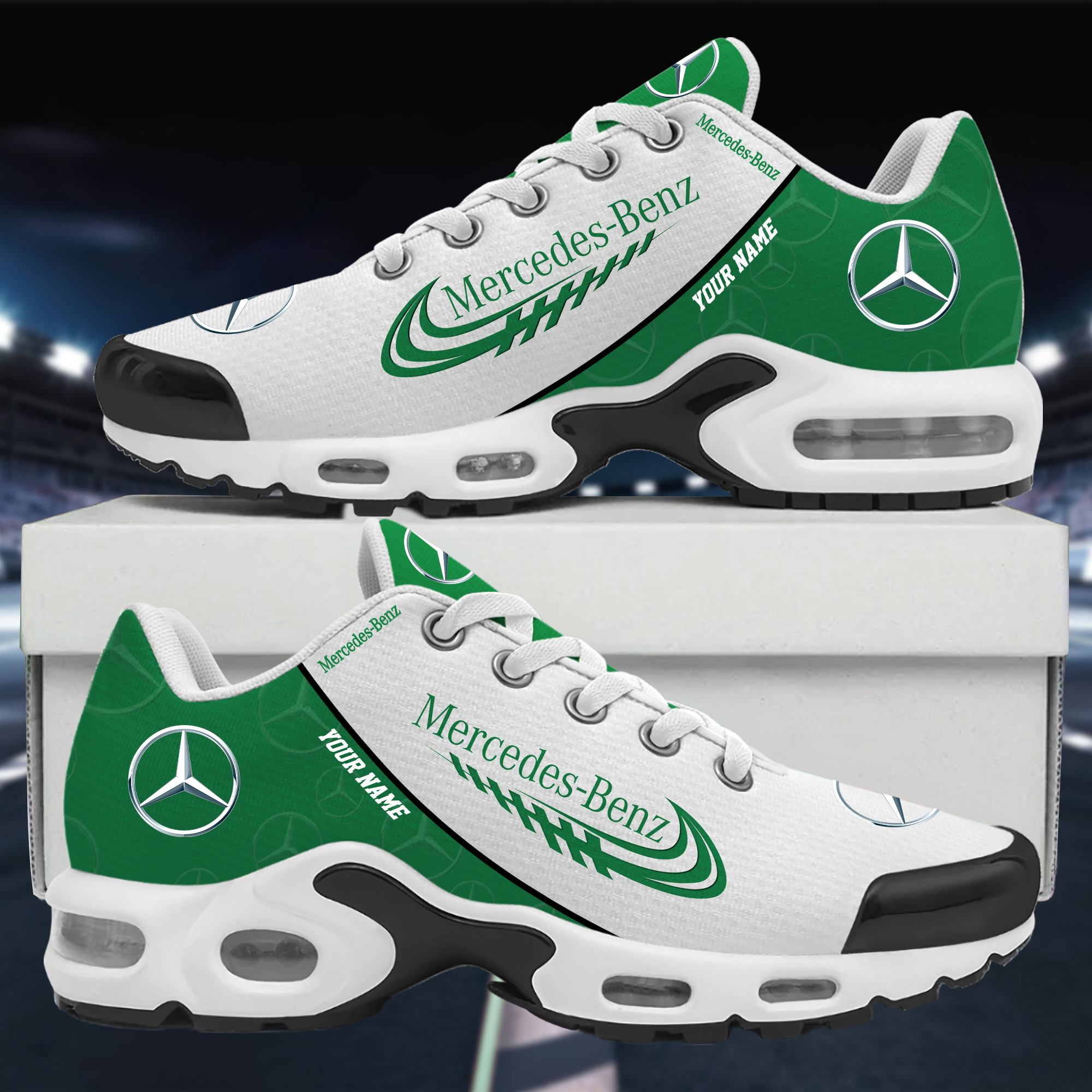 Mercedes Custom Name Sportschuhe VS4