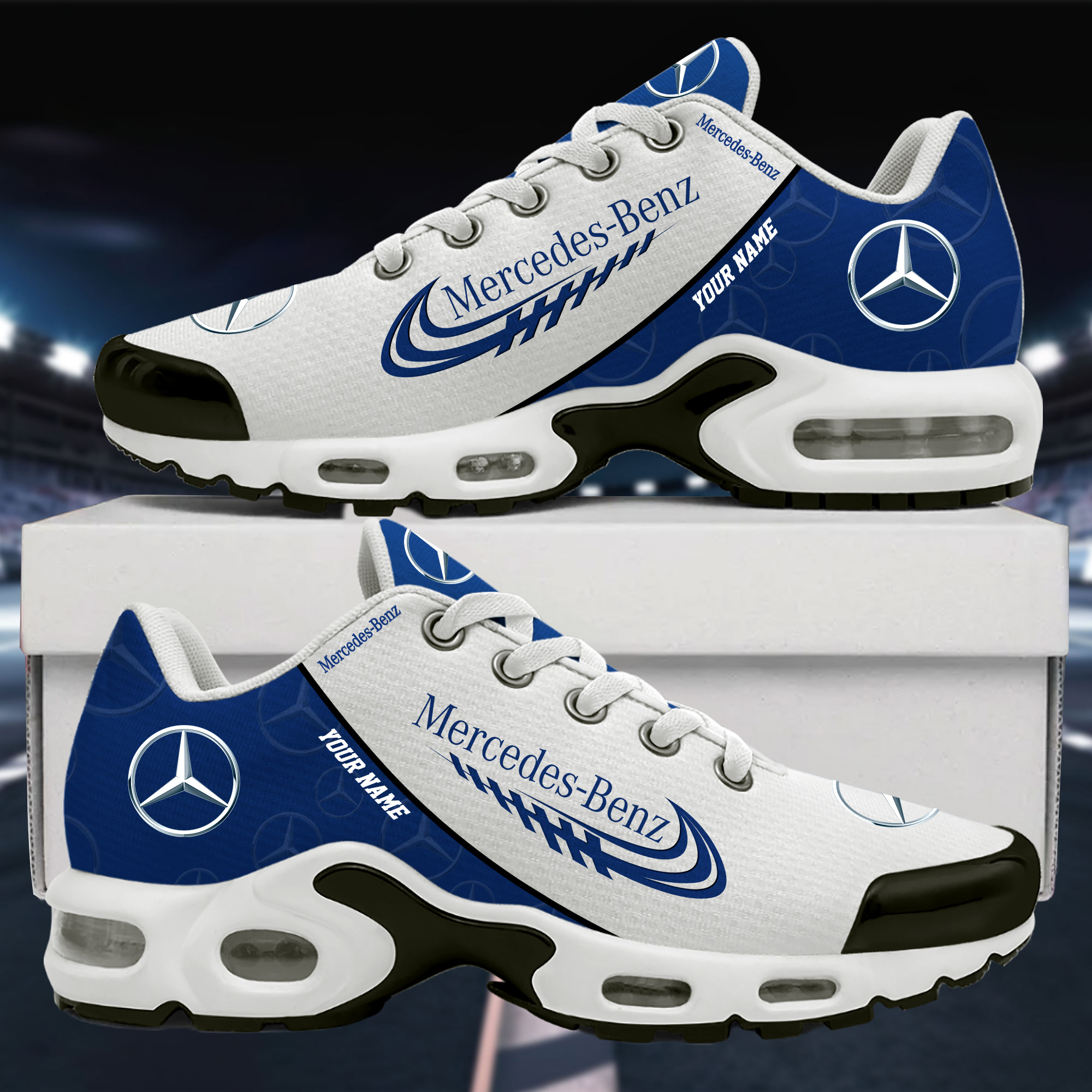 Mercedes Custom Name Sportschuhe VS4