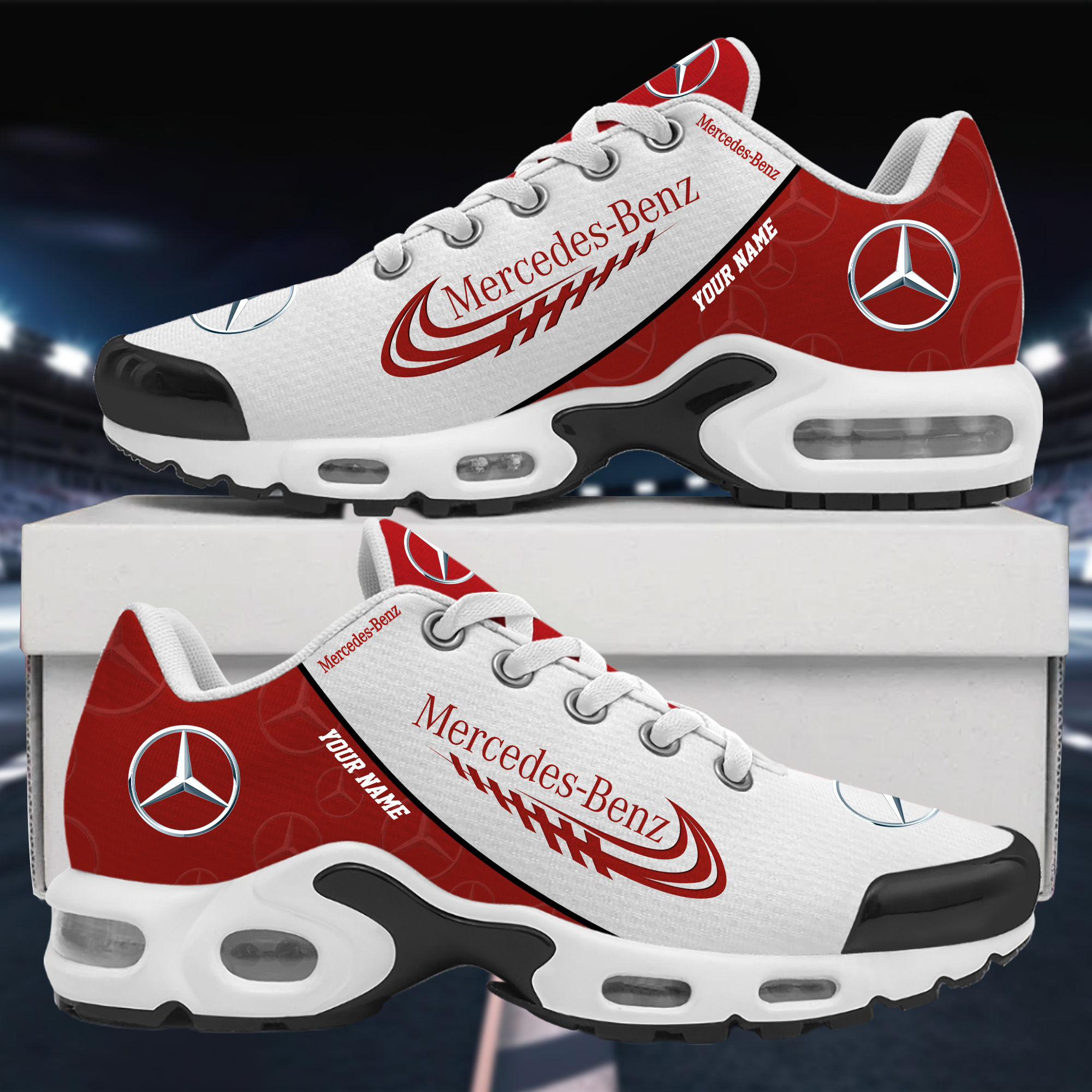 Mercedes Custom Name Sportschuhe VS4