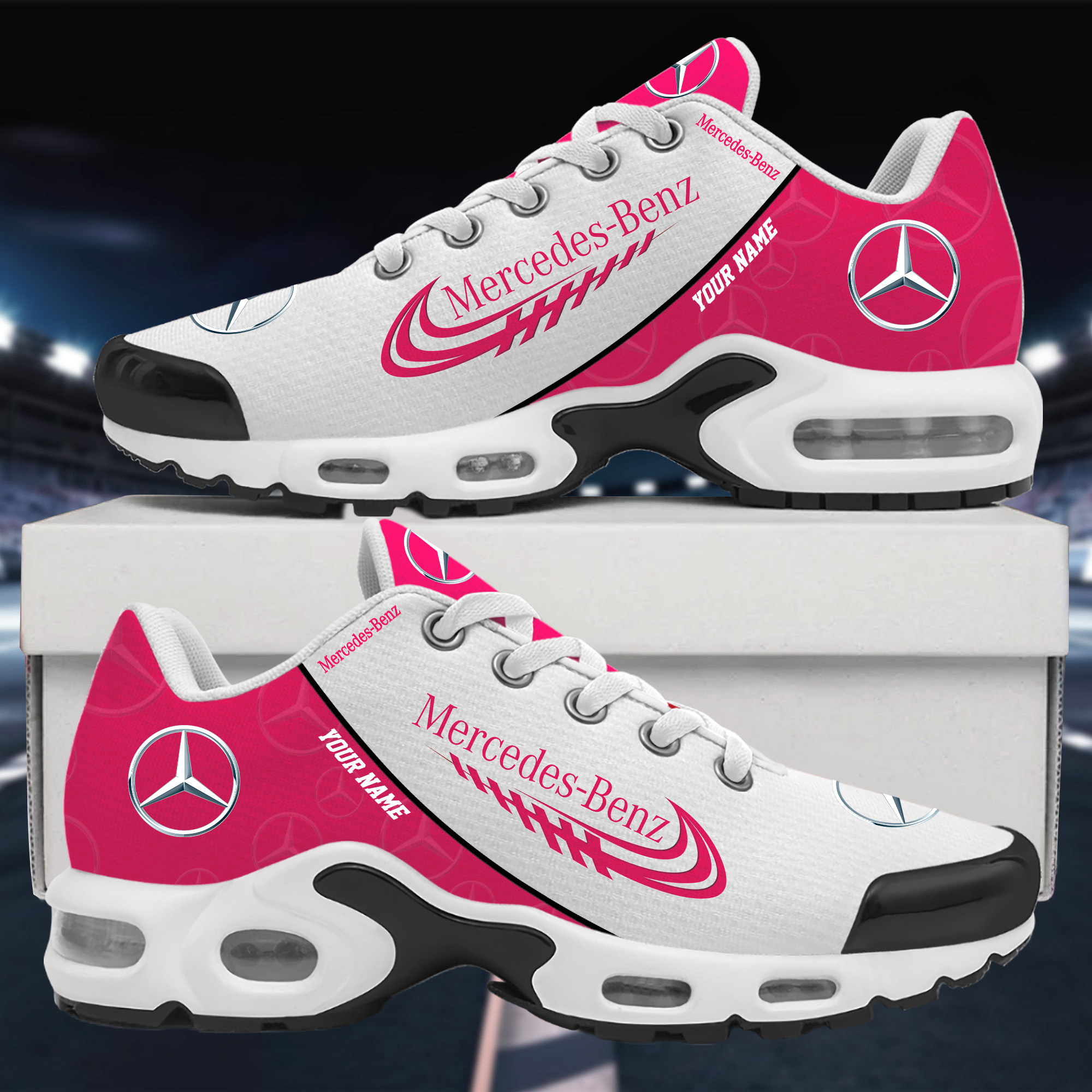Mercedes Custom Name Sportschuhe VS4