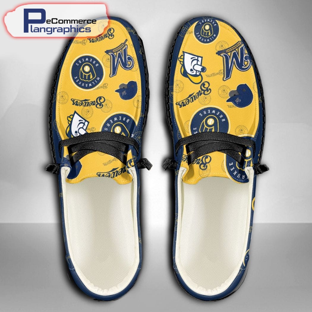 Milwaukee Brewers Custom H-D Schuhe