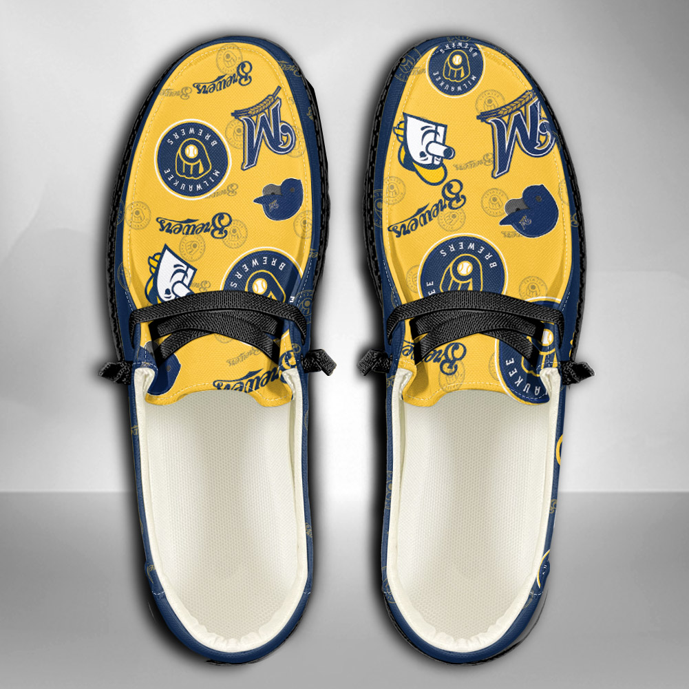 Milwaukee Brewers personalisierte H-D-Sportschuhe – individuelles Namensdesign