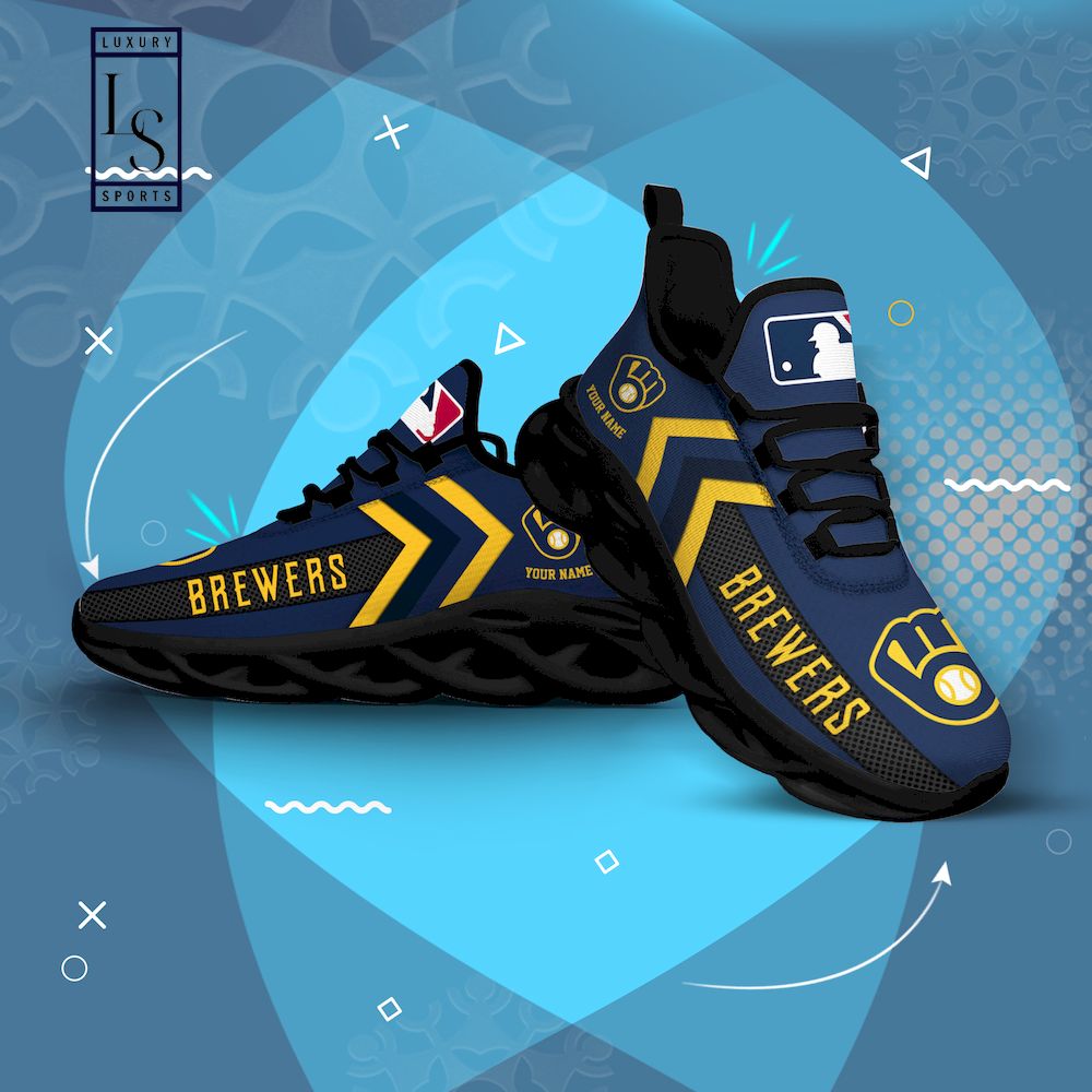 Milwaukee Brewers personalisierte Max-Schuhe