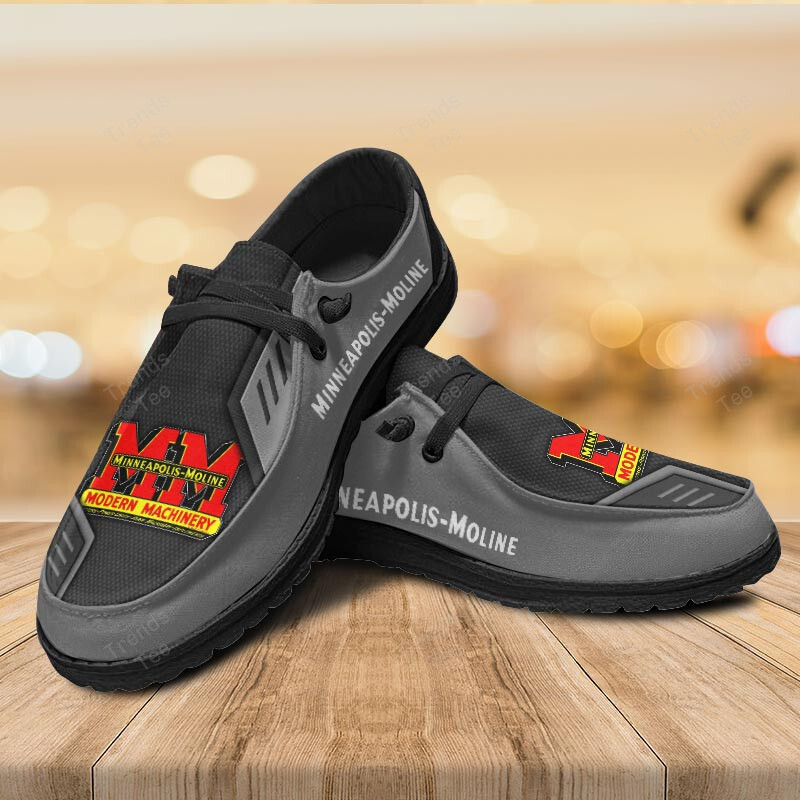 Minneapolis Moline personalisierte Hey Dude Sportschuhe – individuelles Namensdesign, perfektes Geschenk für Fans
