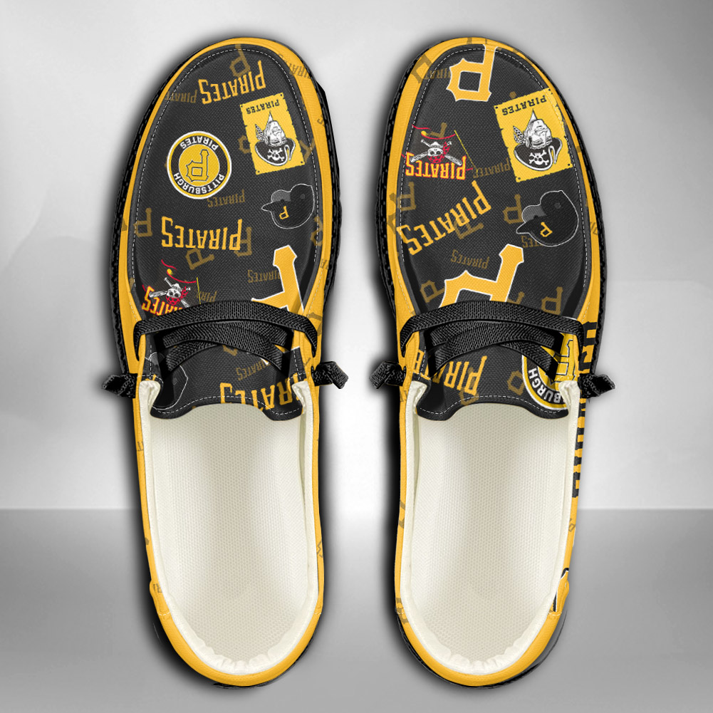 MLB Pittsburgh Pirates H-D Shoes Wally Herren-Slipper zum Schnüren für Männer und Frauen
