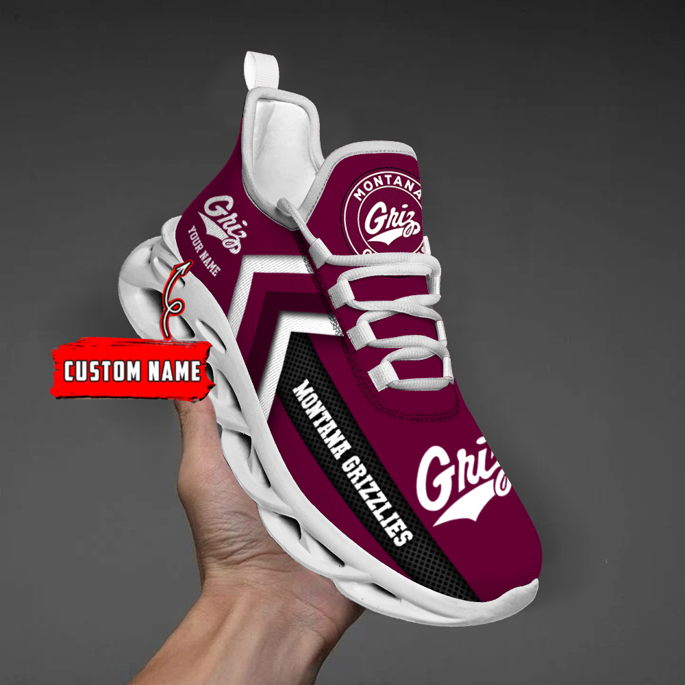 Montana Grizzlies personalisierter individueller Name MAX SHOES DS003