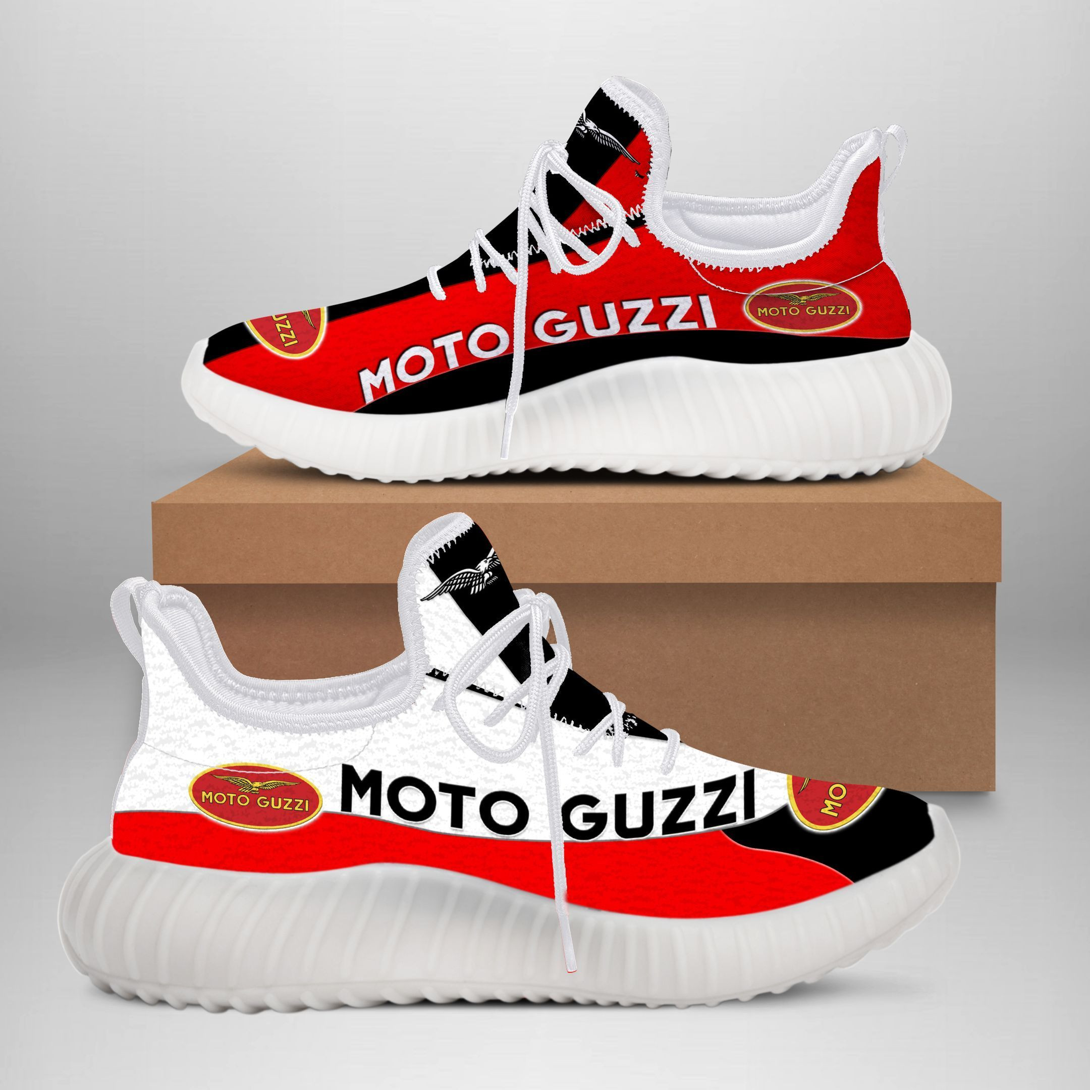 Moto Guzzi YZ Schuhe Ver2 (Rot)