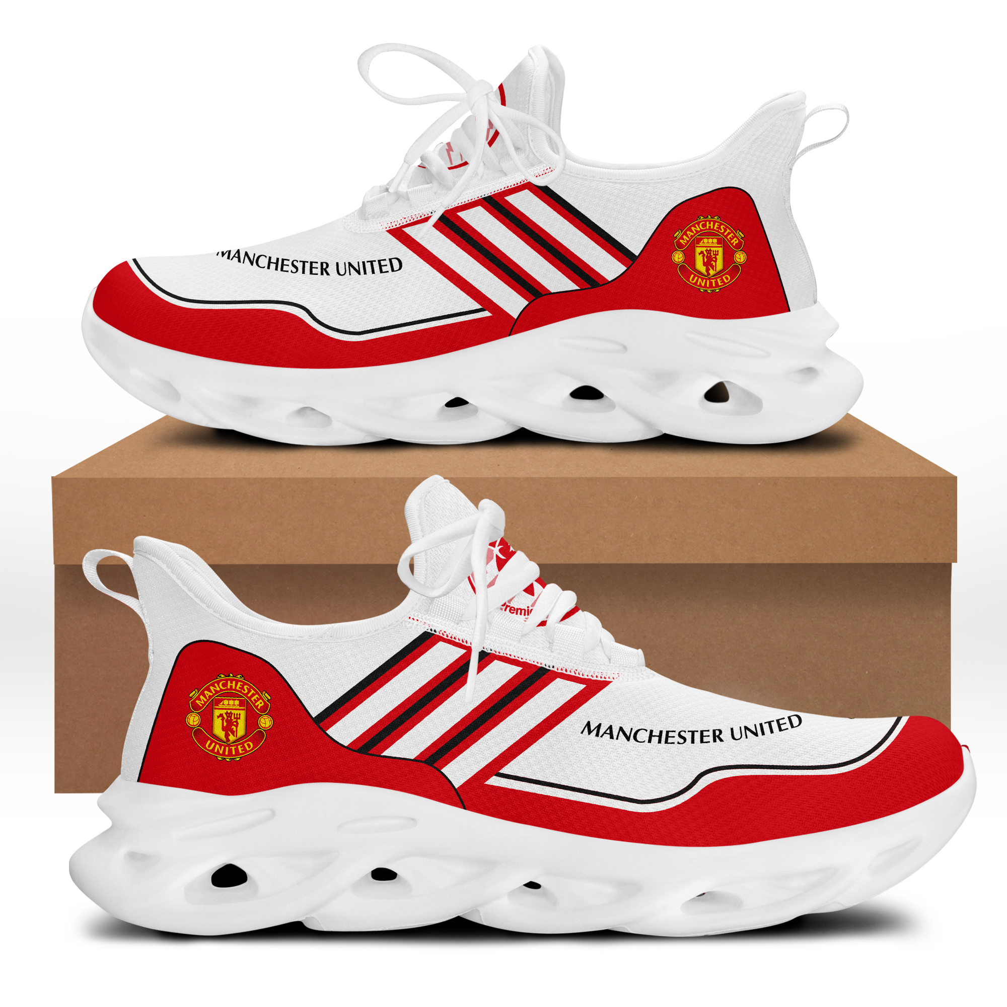 M.U Football Team personalisierte Sneakers