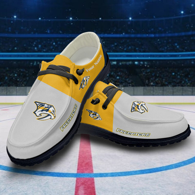Nashville Predators personalisierte H-D-Sportschuhe – individuelles Namensdesign