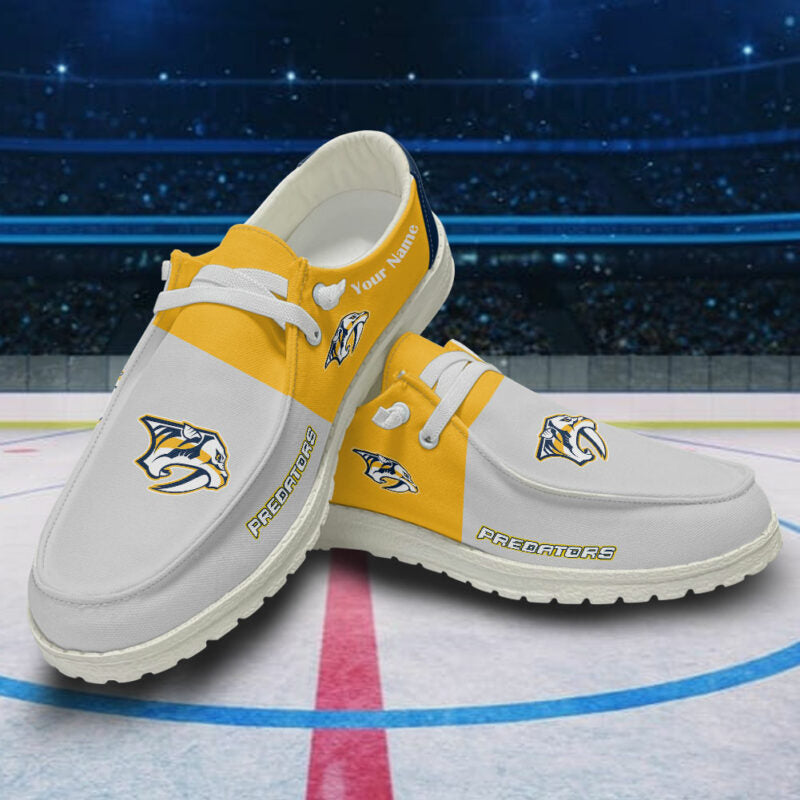 Nashville Predators personalisierte H-D-Sportschuhe – individuelles Namensdesign