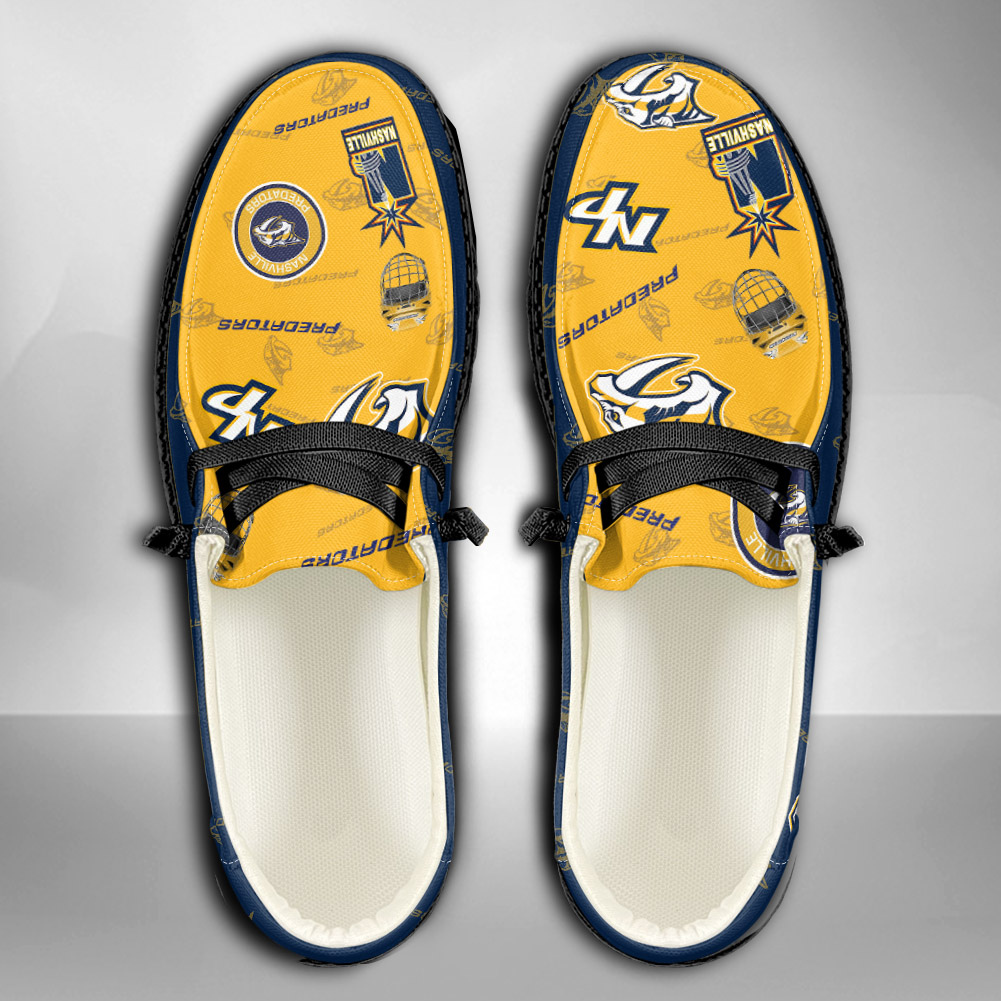 Nashville Predators personalisierte H-D-Sportschuhe – individuelles Namensdesign