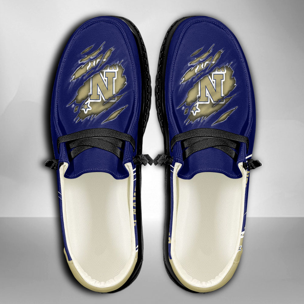 Navy Midshipmen H-D Shoes Wally Herren-Slipper zum Schnüren für Männer und Frauen