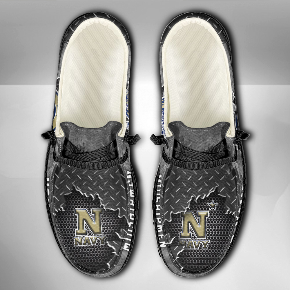 Navy Midshipmen H-D Shoes Wally Herren-Slipper zum Schnüren für Männer und Frauen