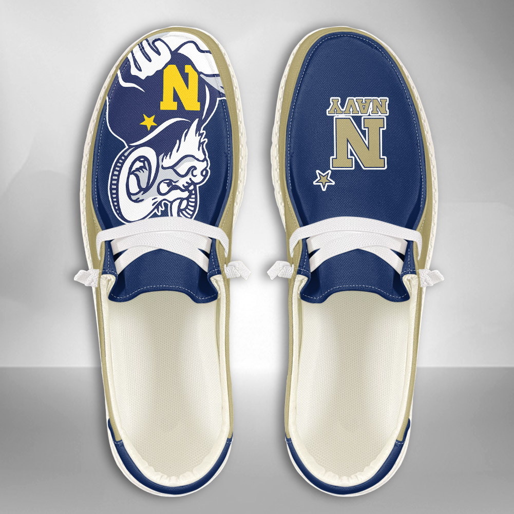 Navy Midshipmen H-D Shoes Wally Herren-Slipper zum Schnüren für Männer und Frauen