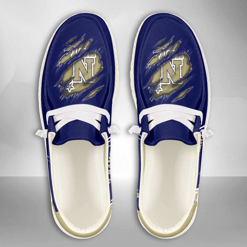 Navy Midshipmen H-D Shoes Wally Herren-Slipper zum Schnüren für Männer und Frauen