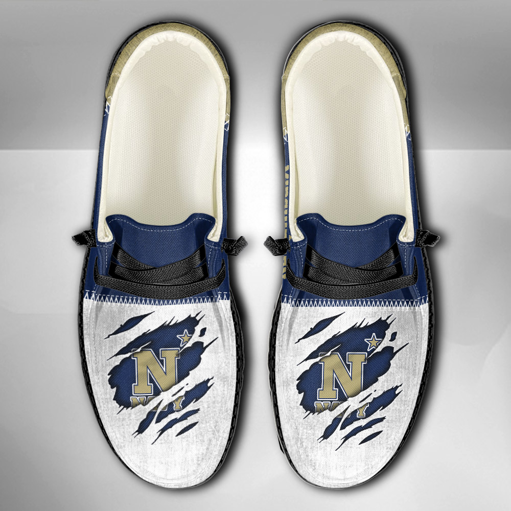Navy Midshipmen H-D Shoes Wally Herren-Slipper zum Schnüren für Männer und Frauen