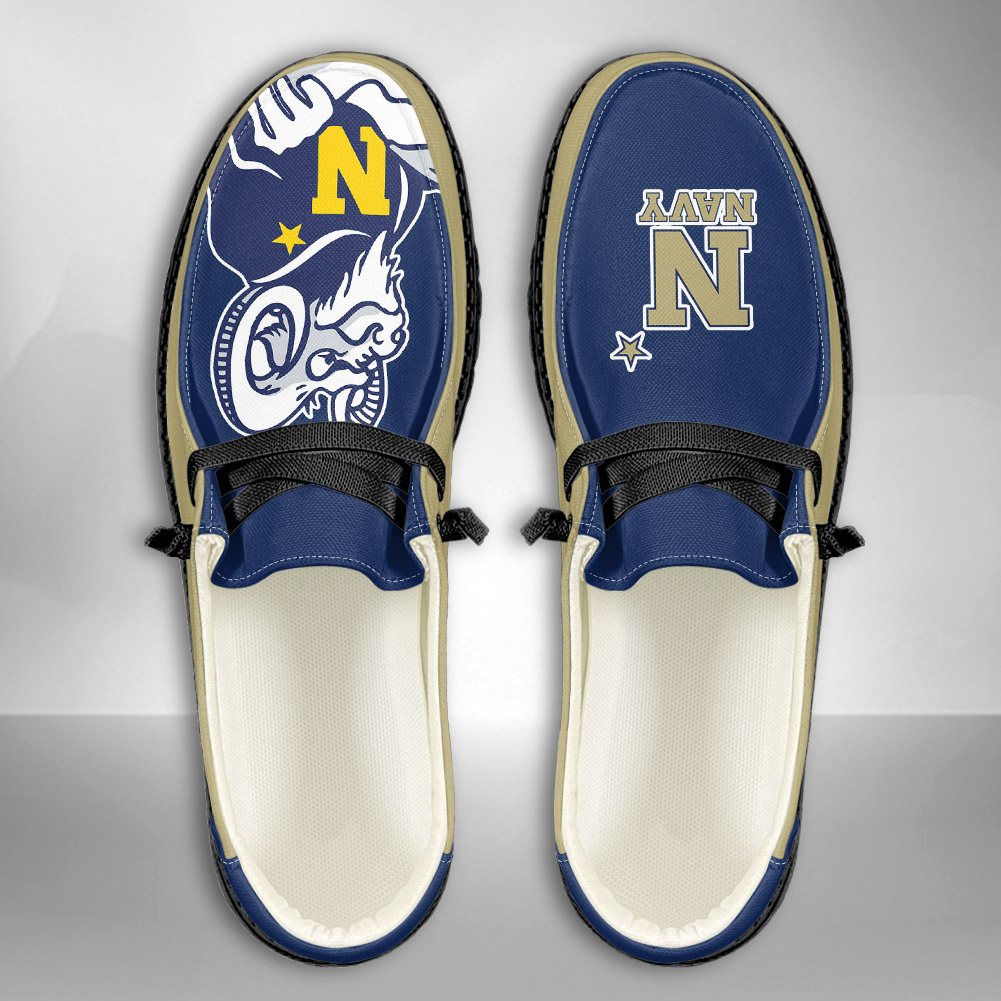 Navy Midshipmen H-D Shoes Wally Herren-Slipper zum Schnüren für Männer und Frauen