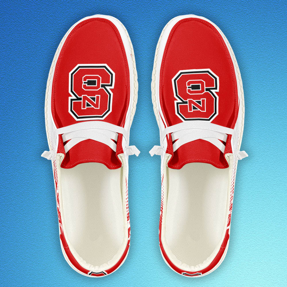 NC State Wolfpack personalisierte H-D-Sportschuhe – individuelles Namensdesign